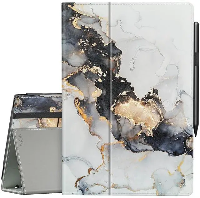 Main image of VORI Case for Amazon Kindle Fire Max 11 Tablet (13th Generation, 2023 Release), Slim Folding Stand Folio Cover with Auto Wake/Sleep & Hand Strap for All-New Fire 11 Max Tablet, Cloudy Marble