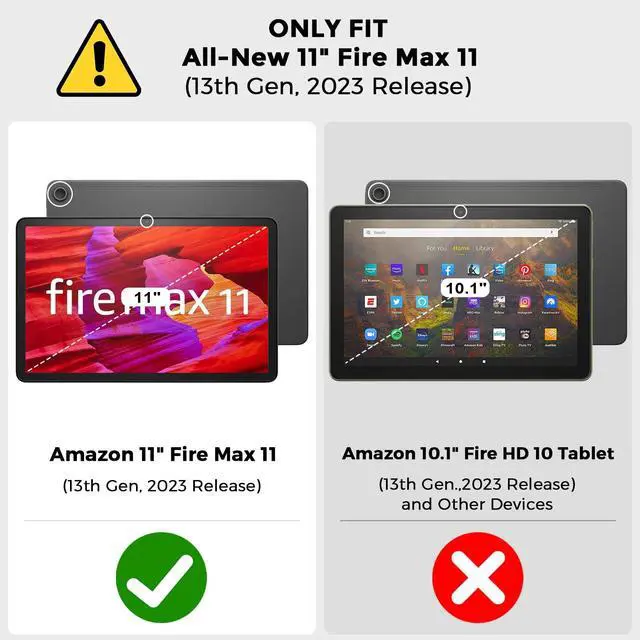 Alt view image 2 of 5 - VORI Case for Amazon Kindle Fire Max 11 Tablet (13th Generation, 2023 Release), Slim Folding Stand Folio Cover with Auto Wake/Sleep & Hand Strap for All-New Fire 11 Max Tablet, Cloudy Marble