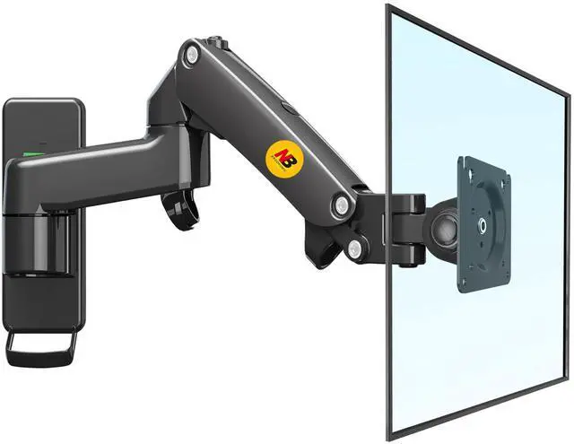 Main image of NB North Bayou TV Monitor Wall Mount Bracket Full Motion Articulating Swivel for 17-35" Monitors (Load Capacity from 6.6 to 26.4lbs) Double Extension F150