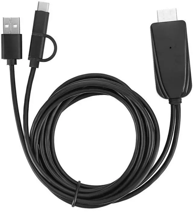 Main image of Tgoon Screen Share Adapter, Same Screen Cable USB C to 1080P HD Support for Miraplug APP Convenient to Use Lightweight for Office for TV