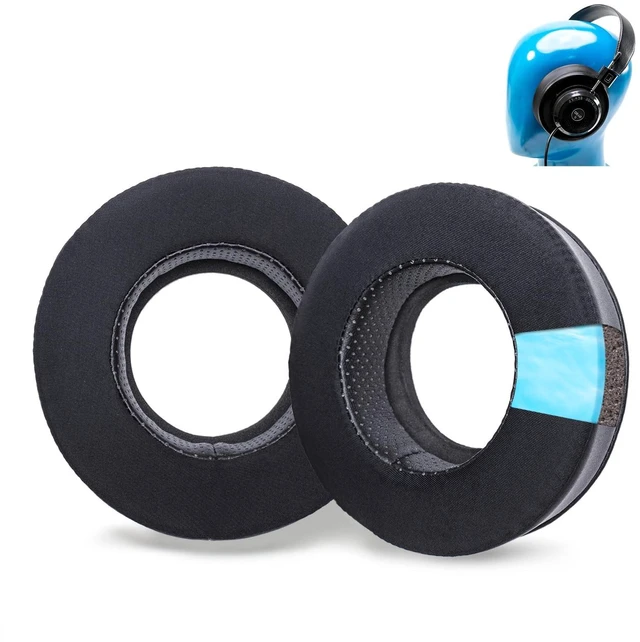 Main image of Voarmaks Larger Size 100mm Cooling Gel Over Ear Pads Replacement Cushion Compatible with Grado SR80 SR80x SR80E SR60 SR60i GS1000 SR325 SR225 RS1 and More