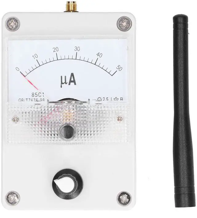 Main image of RF Level Meter Dial Type 100K?1000MHz Field Strength Indicator Meter with Antenna Suitable for Radio Antenna Radiation