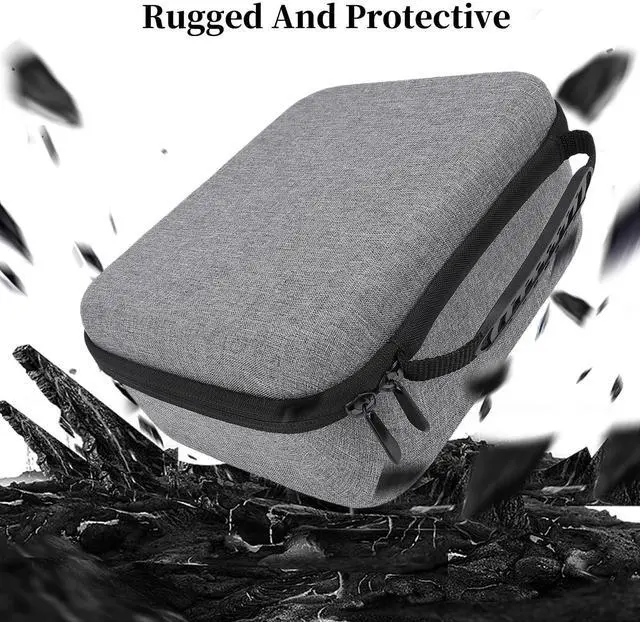 Alt view image 3 of 5 - Diyeeni Projector Carrying Case, Compatible with MoGo4, PLAY6, MoGo3Pro Portable Storage Case with Easy Carry Handle, Travel Bag for Projector, Remote, Charging Accessories