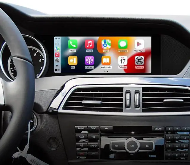 Main image of 8.8 Inch Carplay Screen for Benz C Class W204 S204 2011-2015 Year with NTG 4.5, Car Touchscreen Wireless CarPlay Android Auto Car Stereo Multimedia Radio Receiver