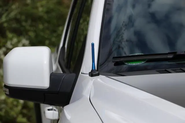 Alt view image 2 of 5 - Votex - Made in USA - 4 Inch Blue Aluminum Antenna - Stainless Steel Threading