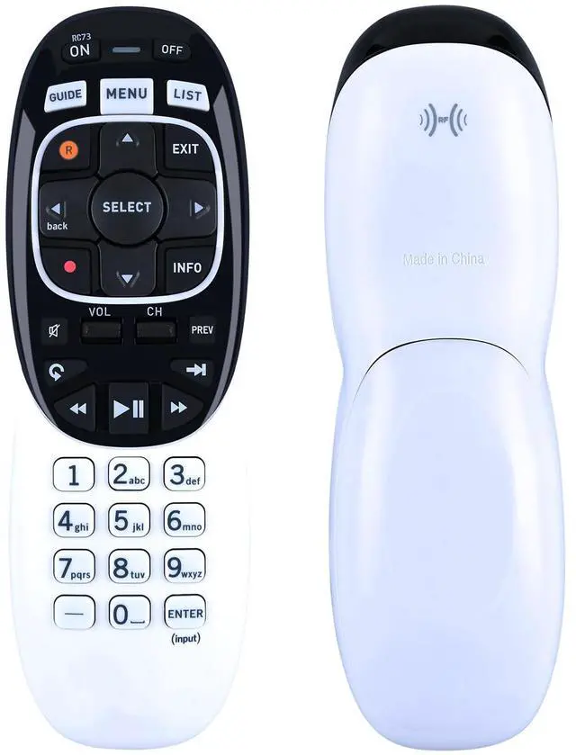 Main image of RYQIF RC73 Universal Replacement Remote Controller (Replaces RC71/RC72) Fits DirecTV HR20 HR21 HR34 HR44 HR54