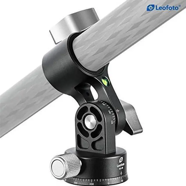 Alt view image 5 of 5 - Leofoto HX-28 Tilt Adapter/Convertor with Panning Base for 28mm Tripod Center Column