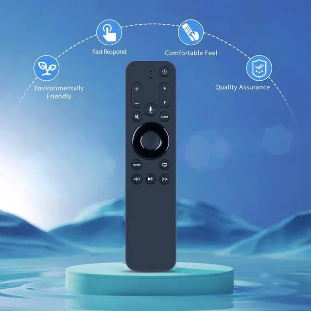 Alt view image 5 of 5 - PZL Replacement Voice Remote Control for Apple TV Siri URC1110