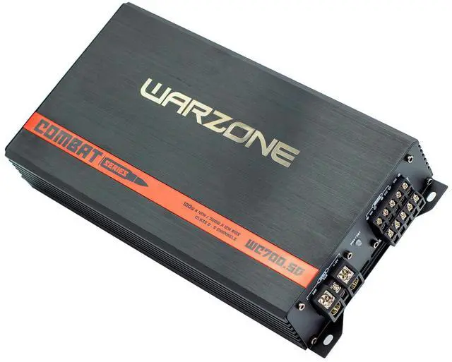 Alt view image 3 of 5 - Warzone Series Car Amplifiers - True RMS Power Class D Amps, 1/2/4 Ohm Stable, Multi-Channel and Monoblock Options, Remote Sub Control (700W / 5 Channels)