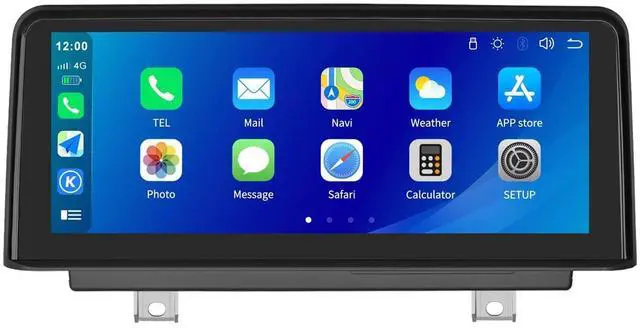 Main image of Wireless Android Auto Carplay Screen for BMW 1 Series E81 E82 E87 E88 2004-2008 with CCC System Support Mirrorlink Bluetooth Siri 10.25 Inch Car Screen Radio