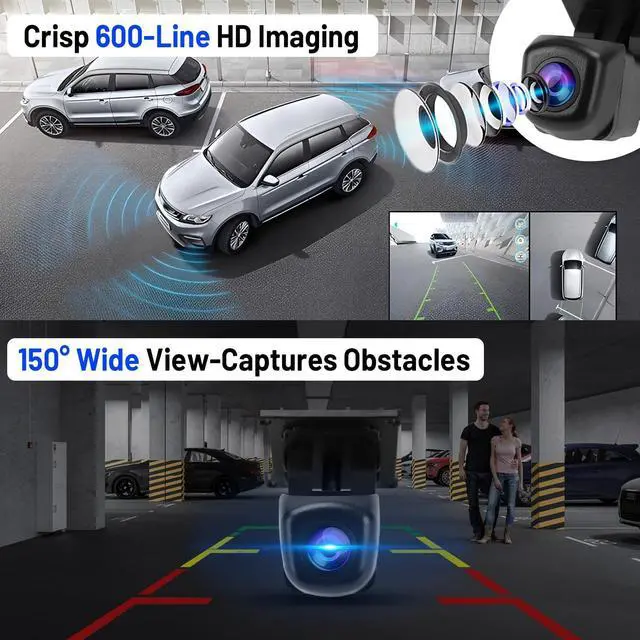 Alt view image 3 of 5 - Car Rear View Camera for Kia Soul 2020-2022 2021 Reverse Back Up Parking Cam Recorder Replaces 99241-K0000 High Performance Clear Image