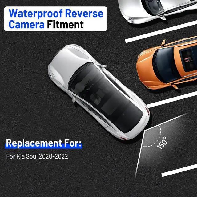Alt view image 4 of 5 - Car Rear View Camera for Kia Soul 2020-2022 2021 Reverse Back Up Parking Cam Recorder Replaces 99241-K0000 High Performance Clear Image