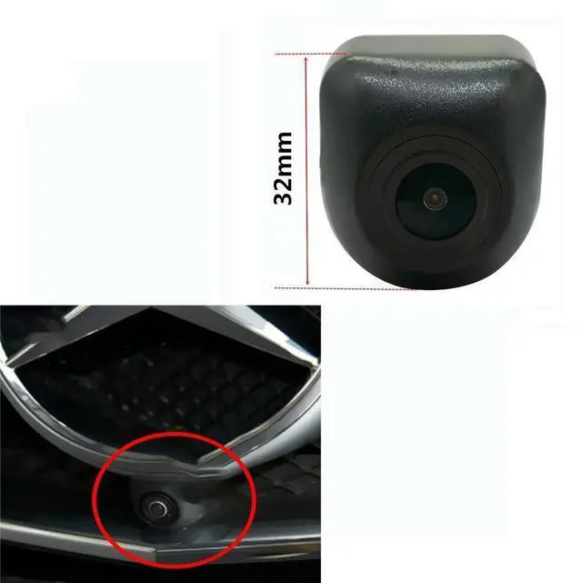 Alt view image 2 of 5 - Vlicevrn HD Car Front Logo Mark Camera Rear View Camera Night Vision Backup Parking Camera Waterproof IP68 Vehicle Camera for Mercedes Benz E Class W212 V212 S212