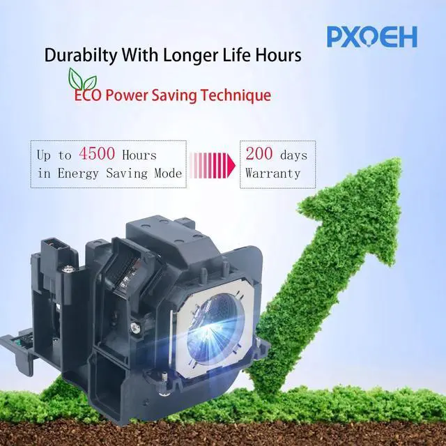 Alt view image 2 of 5 - PXOEH A+ Quality ET-LAEF100 Replacement Projector Lamp for Panasonic PT-EZ590 PT-EW650 PT-EX620 PT-EW550 PT-EX520 PT-FZ570 PT-FW530 PT-FX500 PT-FW430 PT-FX400 PT-EZ590U PT-EZ590L with Housing