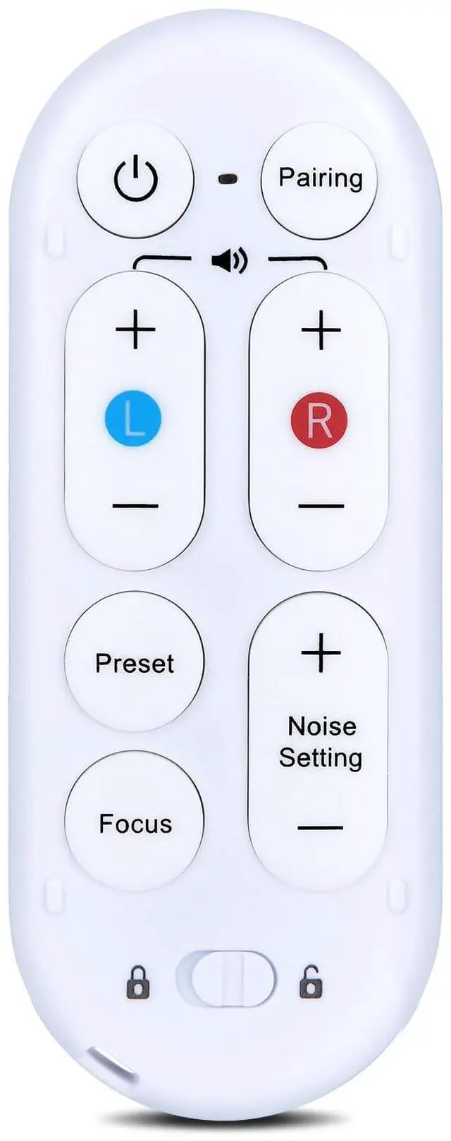 Main image of Snrigw Replacement Remote Control for Olive Union Olive Max Hearing Aid(White)