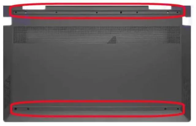 Alt view image 2 of 2 - AKUYAO Laptop Bottom Case Rubber Strips Set for HP Envy X360 13-AY 13-AY0007CA 13-AY0055CL 13-AY0067NR 13-AY0075NR TPN-C147 D-Shell Rubber Strip Non-Slip Bumper (Dark Gray)
