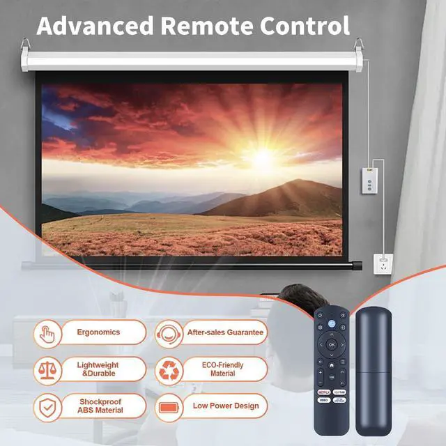 Alt view image 4 of 5 - WDZP New Projector Remote Control Replacement fit for iWIMIUS Projector S29
