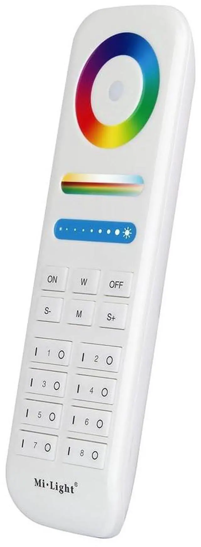 Alt view image 2 of 5 - Miboxer FUT089 8-Zone RGB+CCT Remote, Battery Not Included (White)