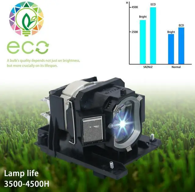 Alt view image 2 of 5 - SRZNJZ DT01171 Original Replacement Projector Lamp Bulb for Hitachi CP-WX4021N CP-X4021N CP-X5021N CP-X4022WN CP-WX4022WN CP-X5022WN CP-X5022N with Housing