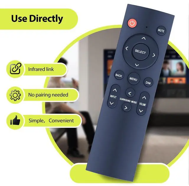 Alt view image 2 of 5 - RYQIF Replacement Remote Control for JBL AV Receiver MA9100HP 9.2-Channel, MA510 5.2-Channel, MA310 5.2-Channel, JBLMA9100HPBLKAM, JBLMA310BLKAM, JBLMA510BLKAM