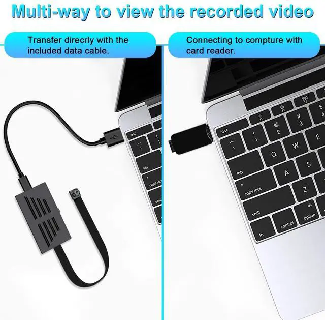 Alt view image 2 of 3 - Amyway Mini Video Cameras 1080P Portable Nanny Video Loop Recorder with Motion Detection Security Cameras for Outdoor Home Office Security(No WiFi Function) (64GB)