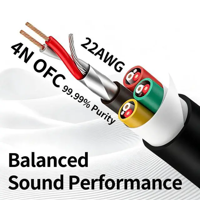 Alt view image 2 of 5 - YYTCG 4 Channel XLR Snake Cable 6ft Audio Snake with Digital ID, 160-Strand OFC, Braided Shield, PVC & Braided Jacket 22 AWG Stage Snake for Drums, PA, Recording, Studio Audio, Live Sound