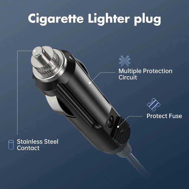 Alt view image 5 of 5 - 12V Car Adapter with Step Up Converter for Starlink Mini & Mini X
