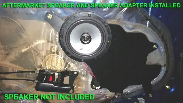 Alt view image 3 of 3 - 6 1/2" Front Door Speaker Adapter Spacer Rings 1994-1998 Supra - SAK117_55-1 Pair