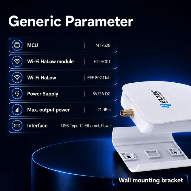 Alt view image 2 of 5 - Reeseephelte WiFi HaLow, Wi-Fi HaLow Dongle Point-to-Point Wireless Bridge