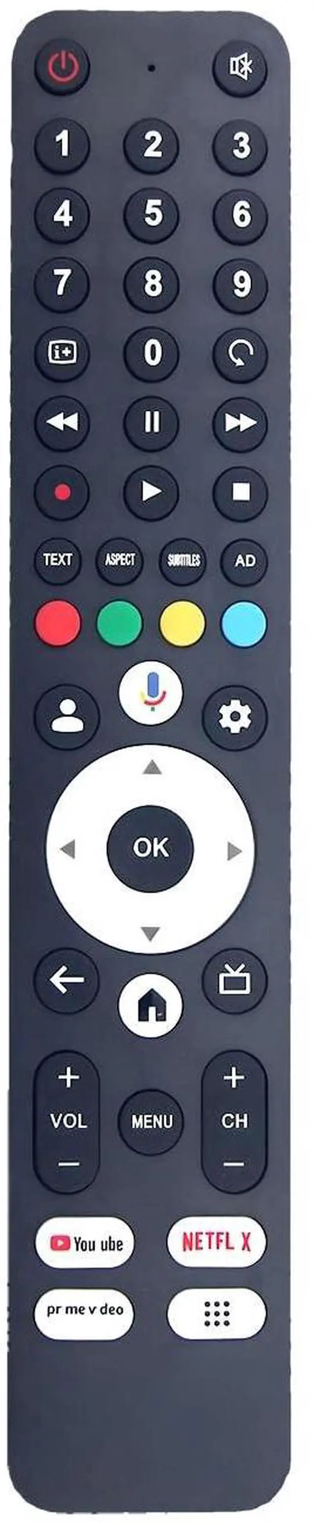 Main image of RC2101 Voice Replacement Remote for Sharp TV 2T-C32EG2X 2T-C42EG2X 4T-C55EK2X