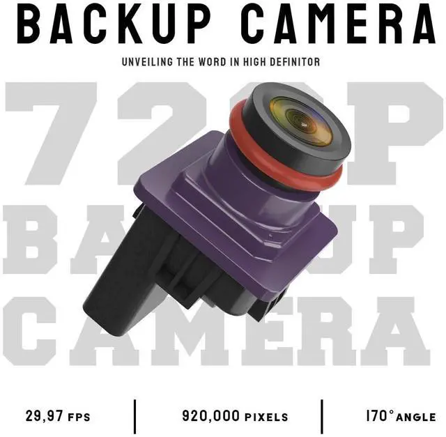 Alt view image 3 of 5 - Anpher Rear View 170 HD Night Vision Backup Camera Compatible with Ford Taurus/Taurus Sho/Taurus Police 2013-2019#EG1Z19G490A,EG1Z-19G490-A,DG1Z19G490A,DG1Z-19G490-A,592-224#Rear Park Assist Camera