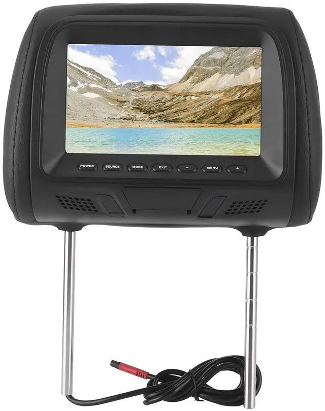 Main image of DVD Player Headrest Mount Holder,7 inches LCD Display MP5 Multimedia Player for Car Seat Back Headrest