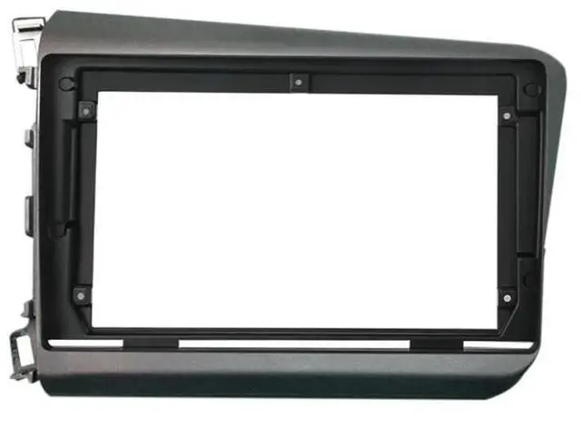 Main image of 9'' Car Radio Stereo Dash Install Kit Fascia Panel Trim fits for Honda Civic Sedan 2012-2015 Left Hand Drive Installation Aftermarket Stereo Headunit