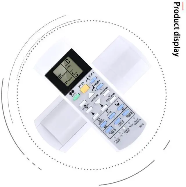 Alt view image 5 of 5 - MOVHEIYL Replacement Remote Control for TOTO Washlet Bidet Toilet Seat SW3084#01, SW3084#12, SW3083#01, SW3083, SW3046#01, SW3046, S500E, S550E, SW3056#01, SW3054AT40, SW3054, TCF4911E