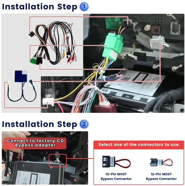 Alt view image 3 of 5 - LASERTAIL Audio System Adapter Optic Fiber Box for Chevy Silverado GMC Sierra 2014-2018 Supplemental Wires for Chevy Silverado Radio