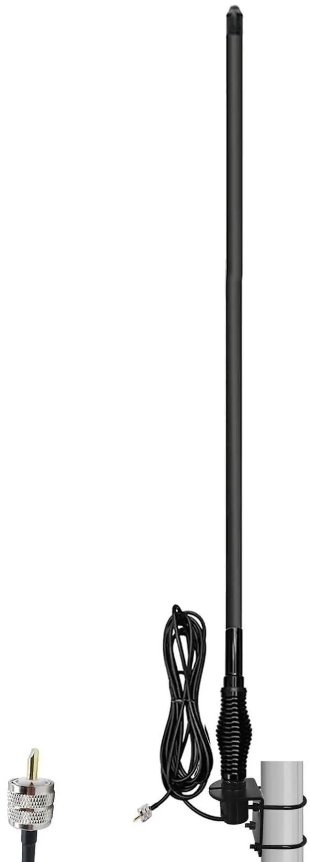 Main image of 2m GMRS Bull Bar Antenna for 2m/ GMRS Ham Radio Repeater, Pre-Tuned 144-148/462-468 MHz, Peak Gain 6.5dBi, Lower SWR 1.3, 5meter Cable, UHF Connector
