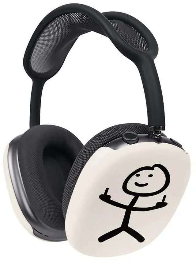 Main image of KESHAMI Suitable for Apple AirPods Max Headphones, Hard Shell Head-Mounted Protective case Accessory, Thin and Light, Anti-Fingerprint, Easy to Clean, Personalized and Trendy Finger