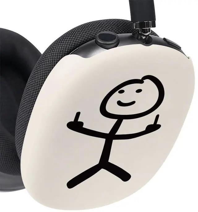 Alt view image 5 of 5 - KESHAMI Suitable for Apple AirPods Max Headphones, Hard Shell Head-Mounted Protective case Accessory, Thin and Light, Anti-Fingerprint, Easy to Clean, Personalized and Trendy Finger