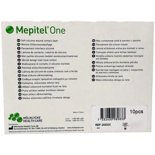 Alt view image 2 of 2 - Mepitel One - 3" x 4" (7.5 x 10 cm), Sell Packaging 10