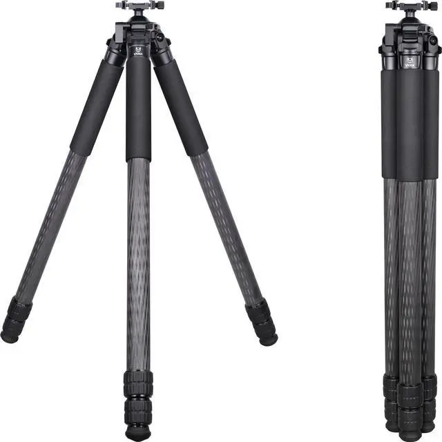 Main image of VICELK MK403 71.6'' Carbon Fiber Tripod for Hunting with Arca Swiss Quick-Release Mount, 360 Rotating 52mm Ball Head Adpter for Photography, Hunting and Outdoor, 40mm/1.57" Tube, Load 40kg/88lbs