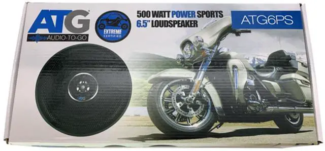Alt view image 3 of 4 - ATG Audio Moto 6.5" Weather Resistant Coaxial Speakers, Pair, 350W - ATG6PS