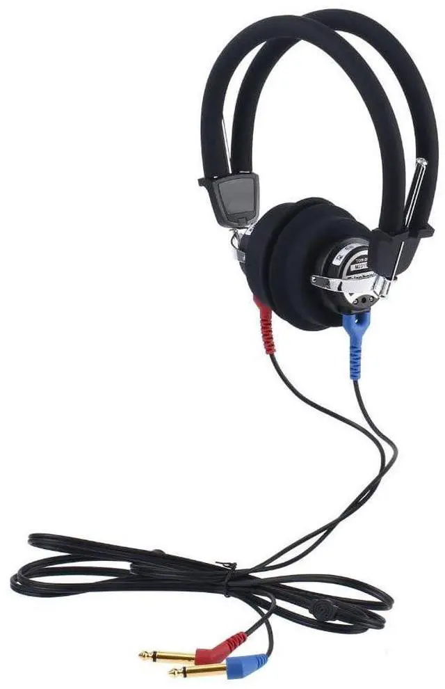 Alt view image 3 of 5 - Pryqutia Audiometer Earphone Air Conduction Headphone for Hearing Test, Air Transducers Headsets Headphone for DD45 and TDH39