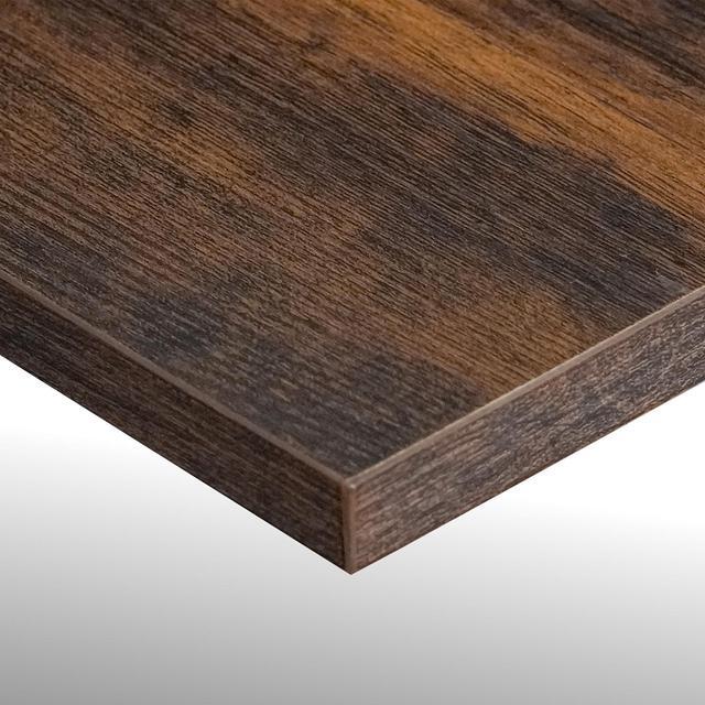 Alt view image 6 of 7 - Bestier Small Rectangular Office Writing Computer Workstation Vanity Makeup Desk Minimal Elegant Simple Style with 2 Large Drawers, Rustic Brown
