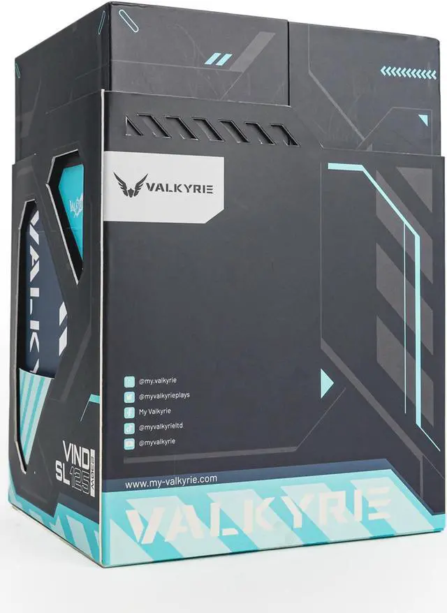 Alt view image 5 of 5 - Valkyrie Vind SL125 Black CPU Air Cooler  aRGB LEDs - AMD AM4/AM5 - Intel LGA1700/1200 - 6x Copper Heat Pipe, 2x Valkyrie X12 High Performance 120mm CPU Fan, Low Noise, LGA1151/1150, Low Profile