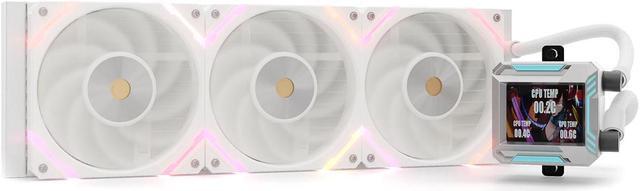 Valkyrie Syn 360 White - AIO CPU Liquid Cooler - LCD Screen Valkyrie Syn 360 White - AIO CPU Liquid Cooler - LCD Screen