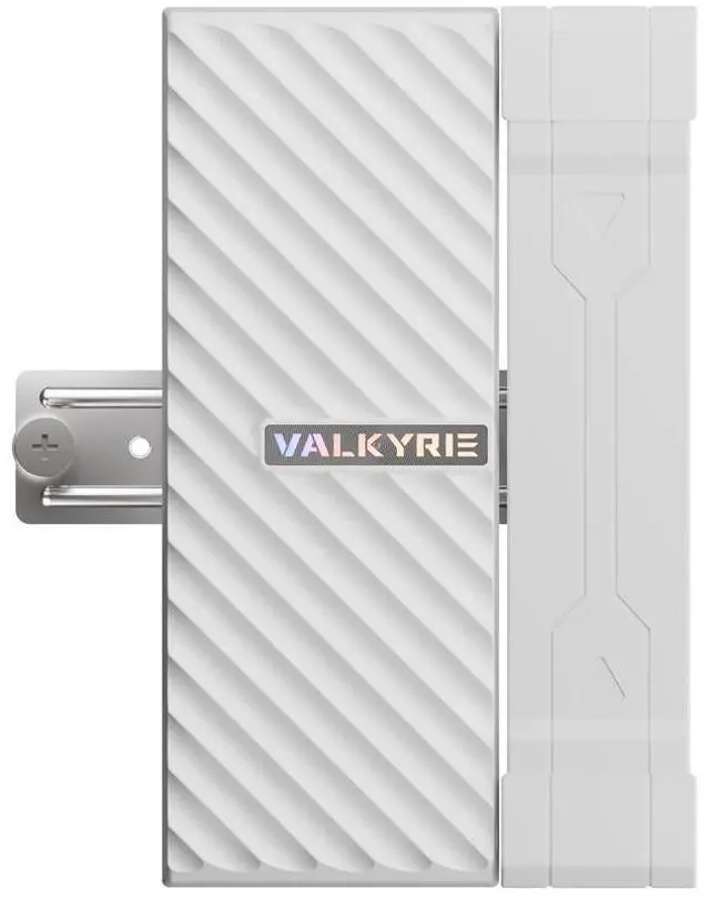 Alt view image 3 of 3 - Valkyrie Surge SL125 Air Cooler White, CPU Air Cooler ARGB LEDs - AM4/AM5 - LGA 1851/1700/1200, 1x Valkyrie B12 High Performance 120mm CPU Fan, Low Noise