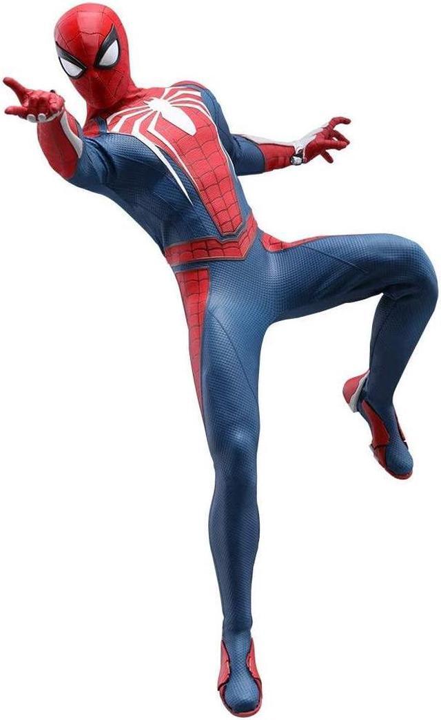 Alt view image 9 of 13 - hot toys spiderman advanced suit 1/6 sixth scale figure marvel video game masterpiece series action figure