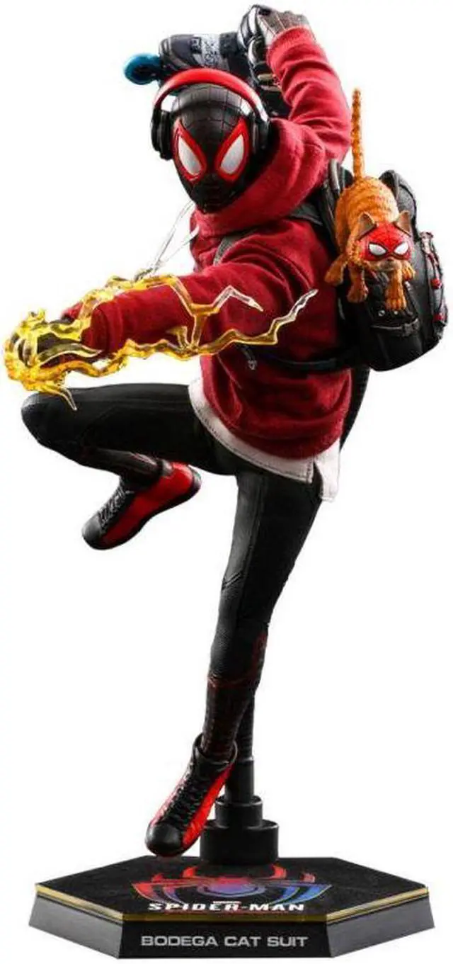 Main image of Figure Hot Toys VGM50 - Marvel's Spider-Man : Miles Morales - Miles Morales Bodega Cat Suit