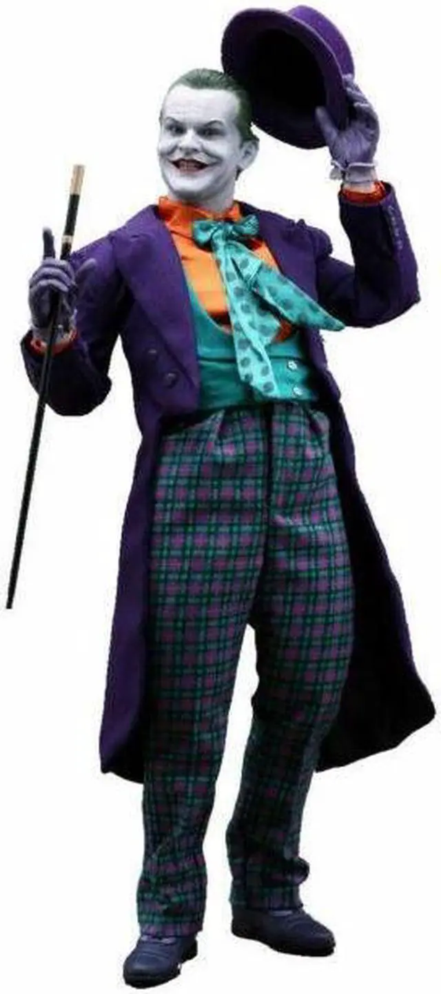 Alt view image 5 of 9 - Batman Joker 1989 Jack Nicholson 1:6 Scale Action Figure Hot Toys