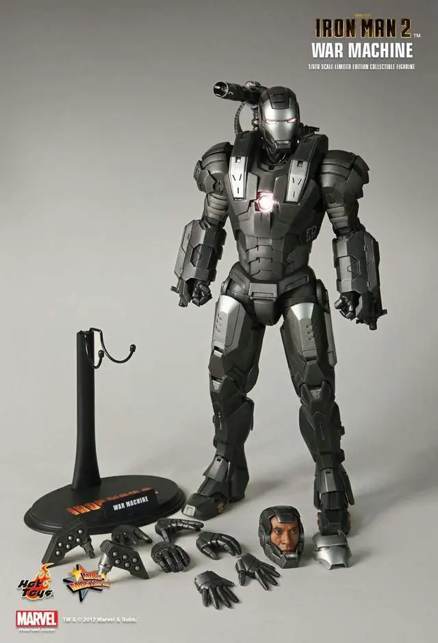 Alt view image 4 of 7 - Hot Toys Movie Masterpiece Series Iron Man 2 War Machin